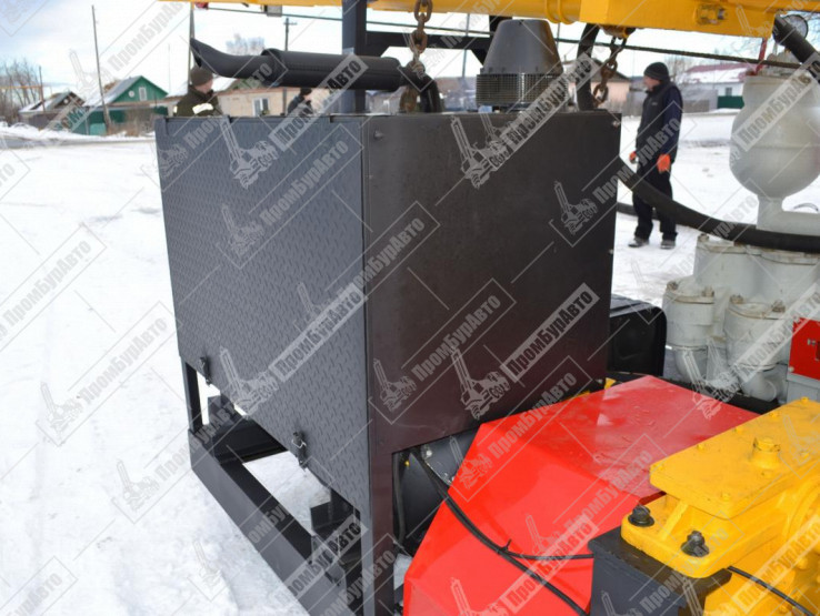 Буровая  установка  УРБ-2А2  в индивидуальном исполнении с палубным двигателем Д.245 и буровым насосом НБГ-50-1 с гидроприводом на модернизированной гидравлической системе