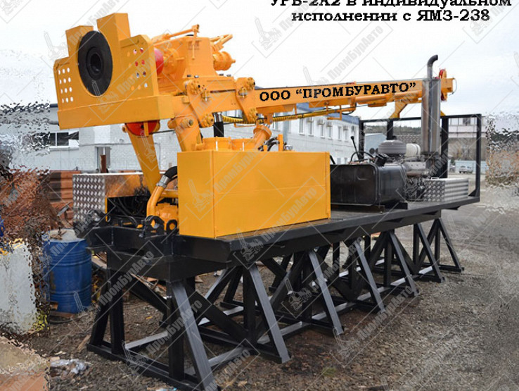 Платформа буровой установки УРБ-2А2 в индивидуальном исполнении с палубным ДВС  ЯМЗ-238