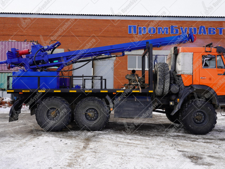 Буровая установка УРБ-2А2 на давальческом шасси КАМАЗ