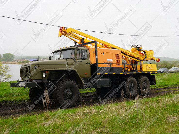 Буровая установка УРБ-2Д2 на шасси УРАЛ-4320 с компрессором KAISHAN RSCG-560/15 на гидравлической системе нового образца