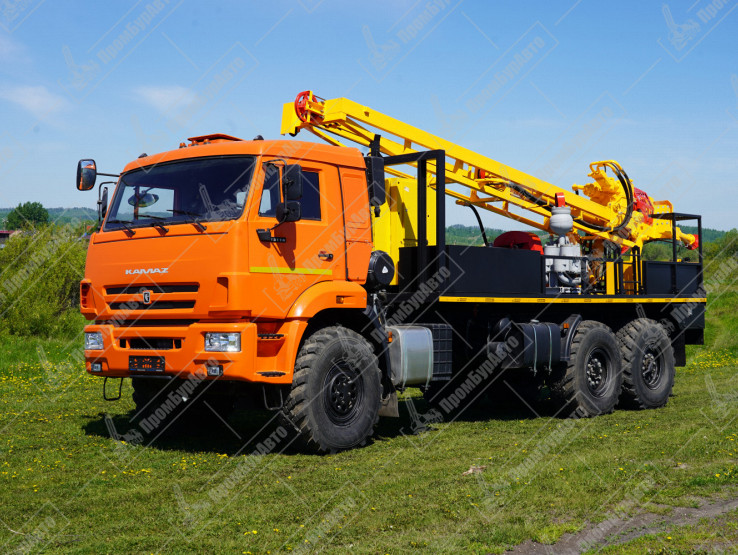 Буровая установка УРБ-2А2 с элементами 2Д3 на шасси КАМАЗ-43118-73118-73094-50 с компрессором АК-12/10 и буровым насосом НБ-50