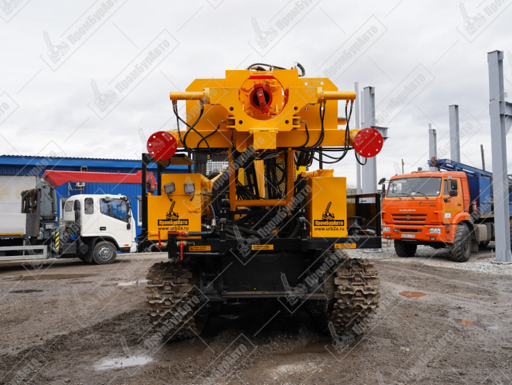 Буровая установка УРБ-4Т на базе трелевочного трактора ТЛП-4М-034 с компрессором АК-9/10