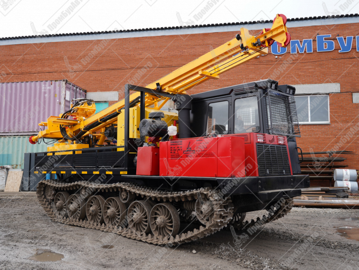 Буровая установка УРБ-4Т на базе трелевочного трактора ТЛП-4М-034 с компрессором АК-9/10