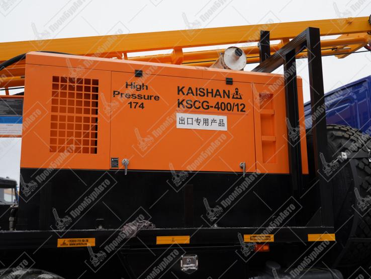 Буровая установка УРБ-2А2 на шасси УРАЛ NEXT 4320-72 с компрессором KAISHAN KSCG-400/12