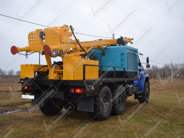 Буровая установка УРБ-2А2 на шасси УРАЛ-NEXT с компрессором DLCY-15/15В-Y 