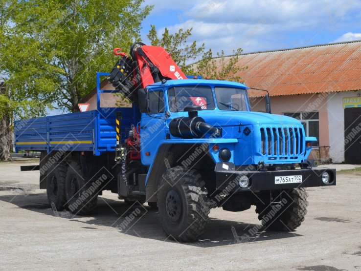 УРАЛ-4320-1951-40 бортовой с крано-манипуляторной установкой КМУ SUNHUNK K168