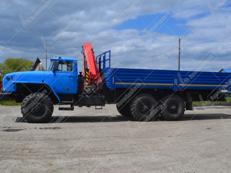 УРАЛ-4320-1951-40 бортовой с крано-манипуляторной установкой КМУ SUNHUNK K168