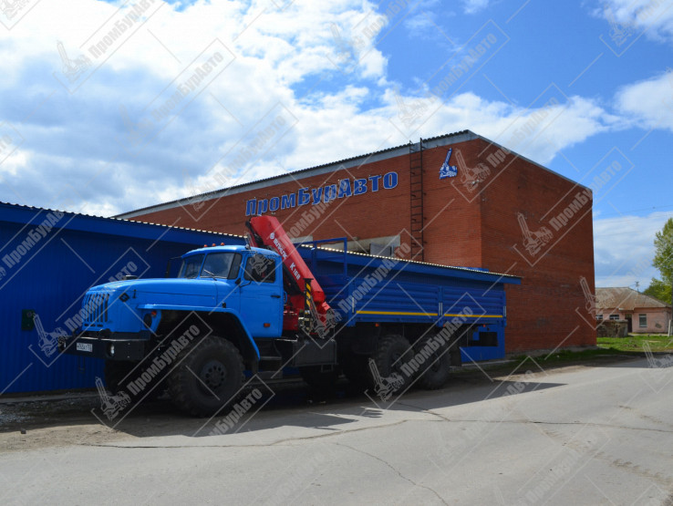 УРАЛ-4320-1951-40 бортовой с крано-манипуляторной установкой КМУ SUNHUNK K168