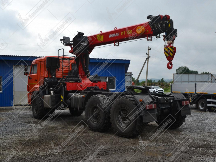 Седельный тягач КАМАЗ 43118 с КМУ ИТ-150