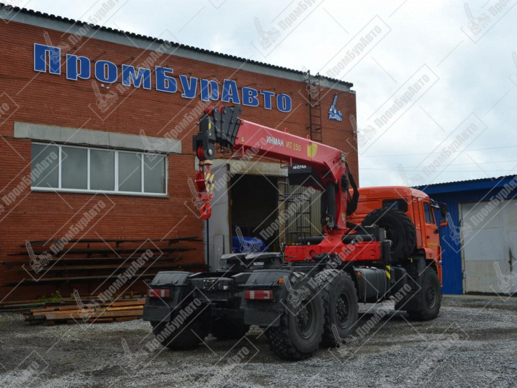 Седельный тягач КАМАЗ 43118 с КМУ ИТ-150