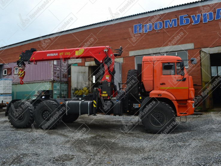 Седельный тягач КАМАЗ 43118 с КМУ ИТ-150