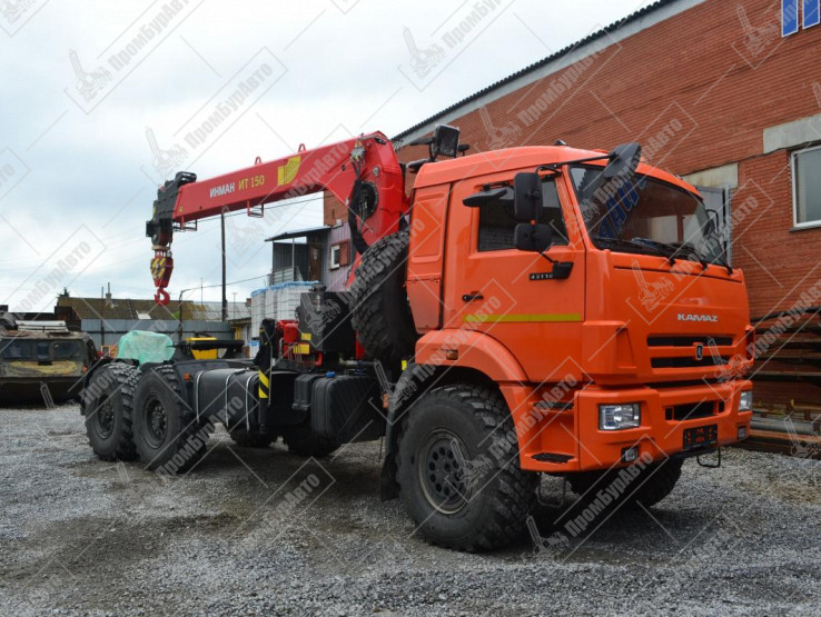 Седельный тягач КАМАЗ 43118 с КМУ ИТ-150