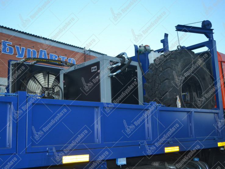 Буровая установка УРБ-2А2 на шасси КАМАЗ-43118 с компрессором ЗИФ КОМ10/10