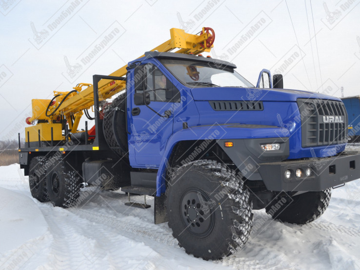 Буровая установка УРБ-2А2 на шасси УРАЛ  NEXT 5557 с компрессором 4ВУ1-5/9