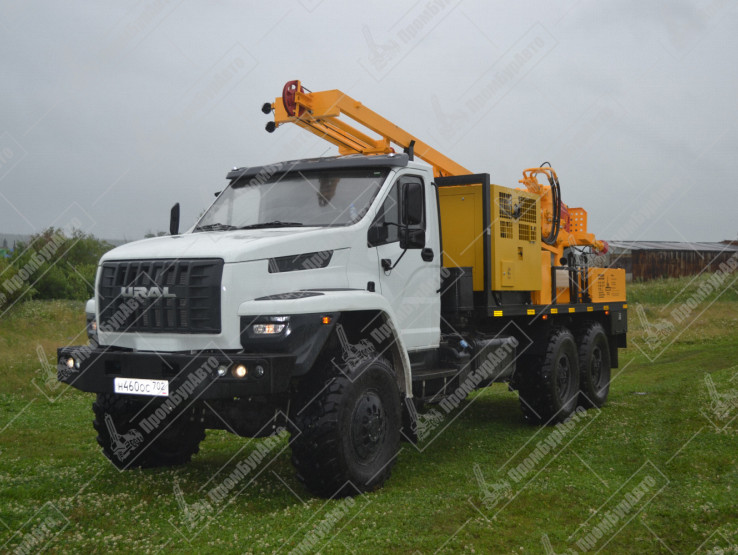 Буровая установка УРБ-2А2 на шасси УРАЛ NEXT 4320 (2024 г.в.) а компрессорным агрегатом КВ-12/12С