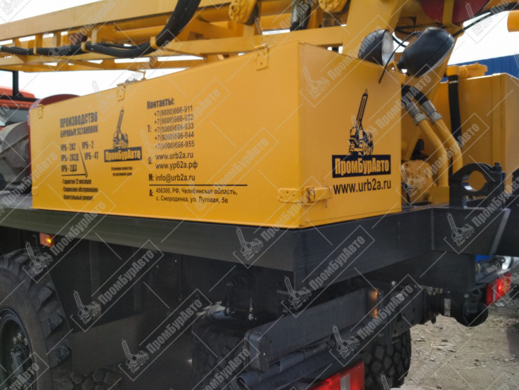 Буровая установка УРБ-2А2 на шасси КАМАЗ-43118 с буровым насосом НБ-50
