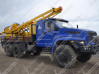 Буровая установка УРБ-2Д2 на шасси УРАЛ NEXT-4320-6951 с компрессором АК-9/10-01, гидрозажимом МТ-ГЗ-2 и комплектом бурового инструмента