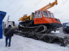 Машина бурильная на гусеничном ходу ПБА УРБ-2А2 с компрессорным агрегатом АК-12/10, гидравлической лебедкой ЛБС-250 и трубозажимом ТЗГ3-10