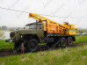 Буровая установка УРБ-2Д2 на шасси УРАЛ-4320 с компрессором KAISHAN RSCG-560/15 на гидравлической системе нового образца
