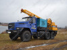 Буровая установка УРБ-2А2 на шасси УРАЛ-NEXT с компрессором DLCY-15/15В-Y 