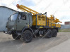 Буровая установка УРБ-2А2 с элементами УРБ-2Д3 на шасси КАМАЗ-4310 с компрессорной станцией КВ-12/12С и гидрозажимом МТ-ГЗ-3 (с труборазворотом) на модернизированной гидравлической системе