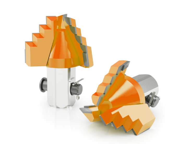 Долото ДРШ-III 3-х лопастное D80-660 мм шнековое под шестигранник Ш-55