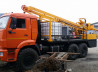 Буровая установка УРБ-2А2 на шасси КАМАЗ-43118 с компрессором 4ВУ-5/9