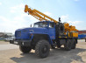 Буровая установка УРБ-2А2 с элементами  УРБ-2Д3 на шасси УРАЛ-4320 с гидравлической лебёдкой ЛБС-250
